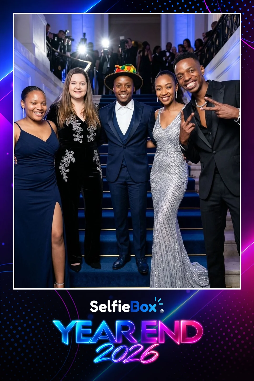 AI effect: gala team team portrait