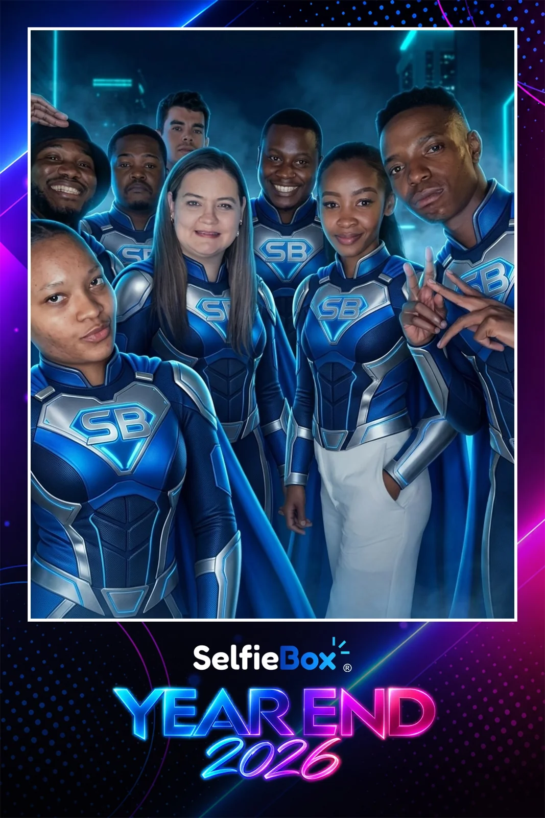 AI effect: team superheroes