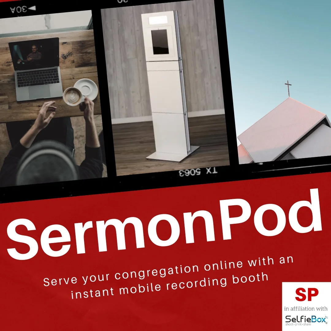 SermonPod shown as a compact Church recording solution