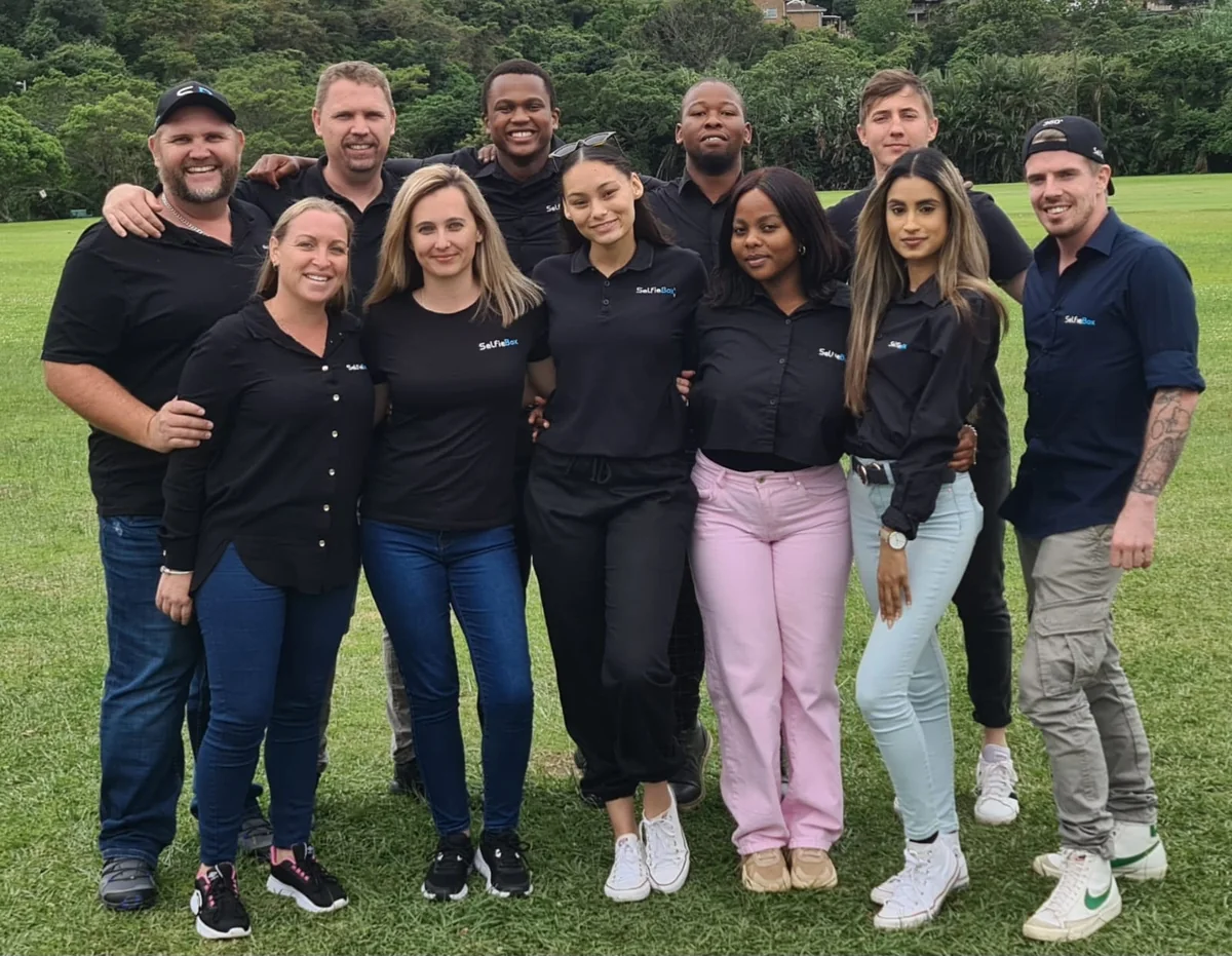 SelfieBox KwaZulu-Natal team together at their 2023 year-end