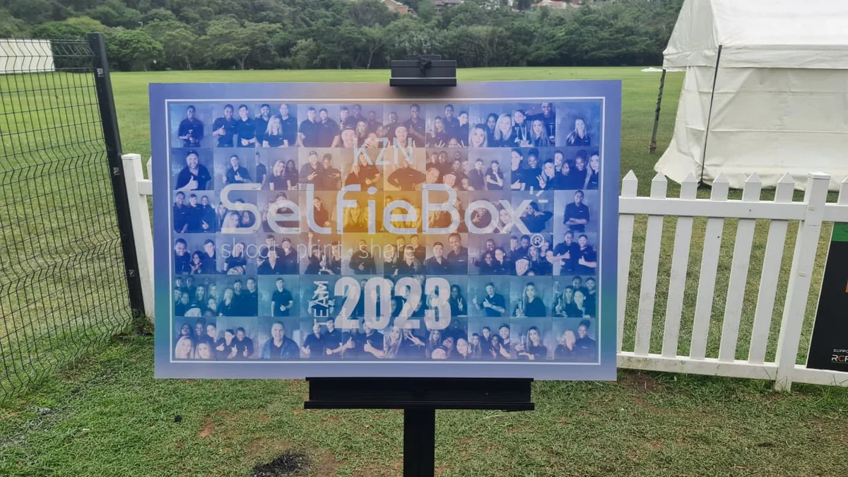 SelfieBox KZN Year-End 2023: Our Team in One Mosaic