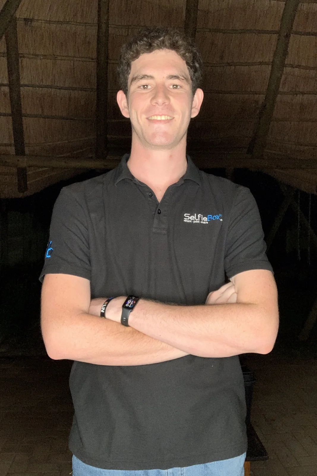 A member of the SelfieBox North West team at the 2025 Potchefstroom year-end