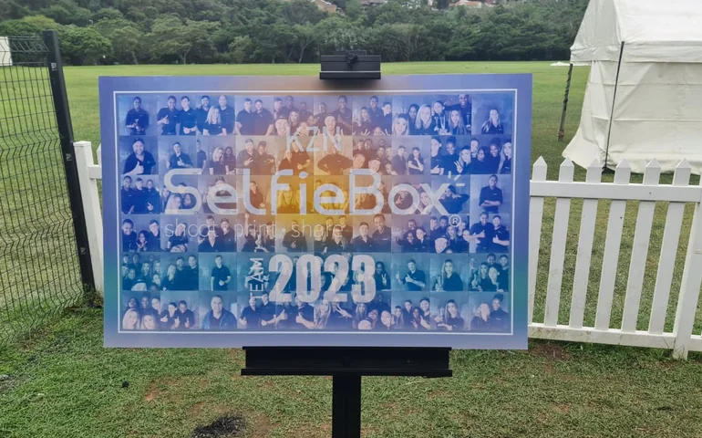 SelfieBox KZN Year-End 2023: Our Team in One Mosaic