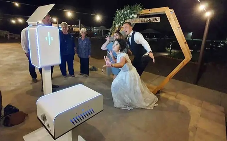 SelfieBox on Pink Book: Wedding Photo Booth Hire