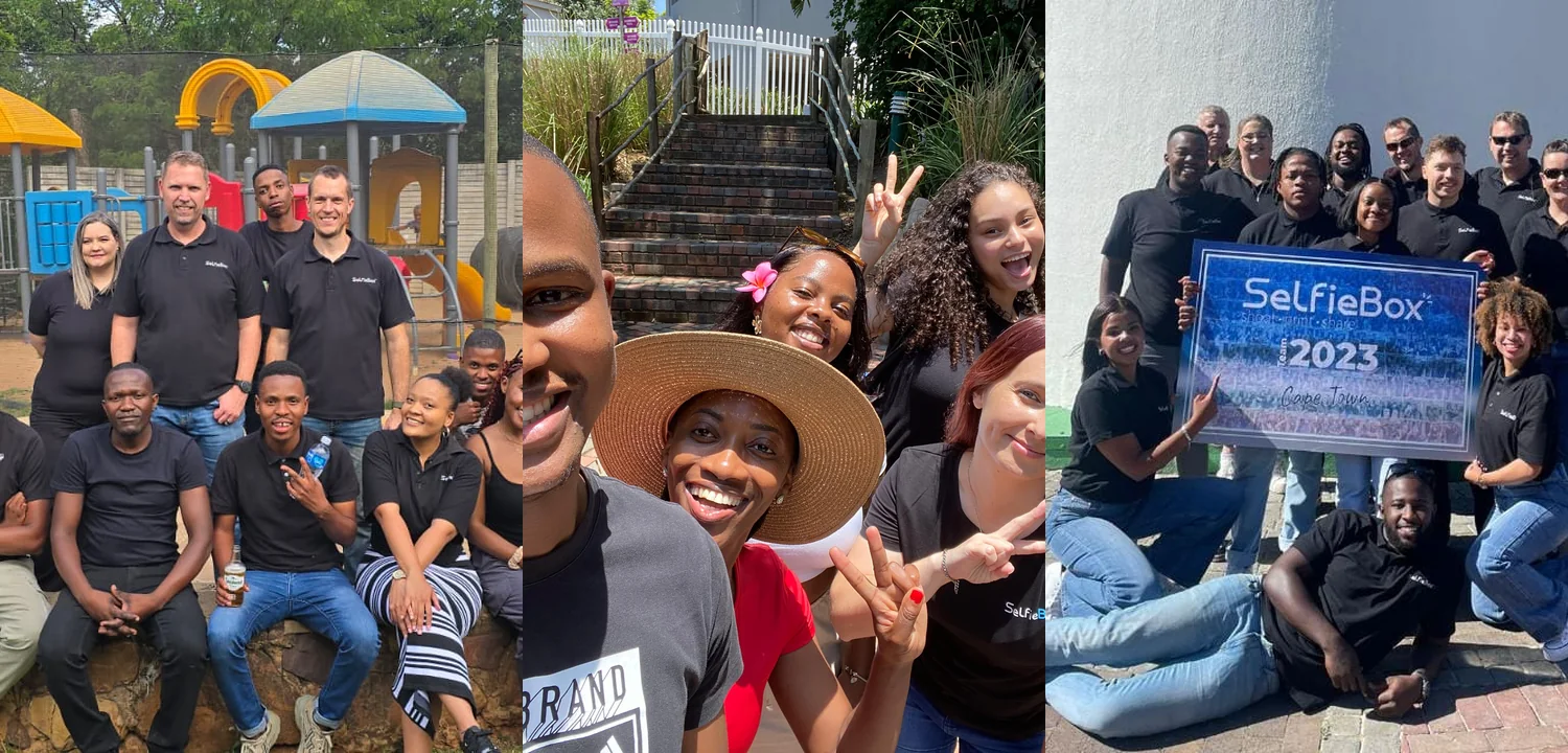 SelfieBox North West team at a regional year-end event