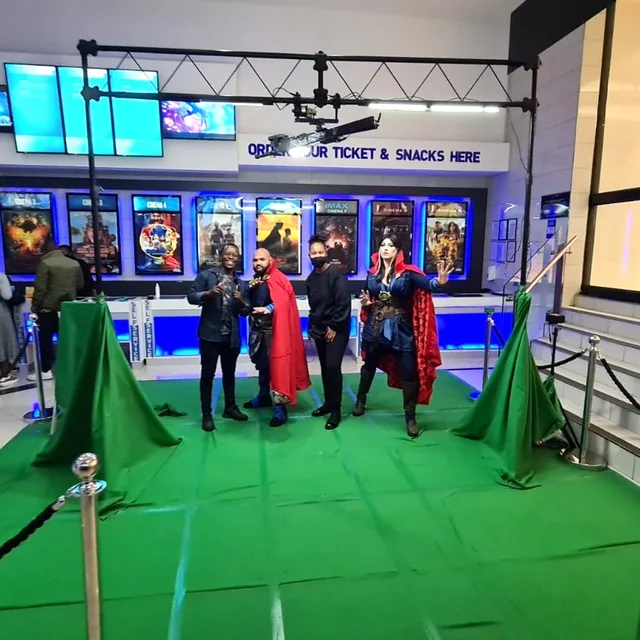 Aerial 360° Spin at an event