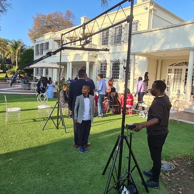 Aerial 360° Spin at an event