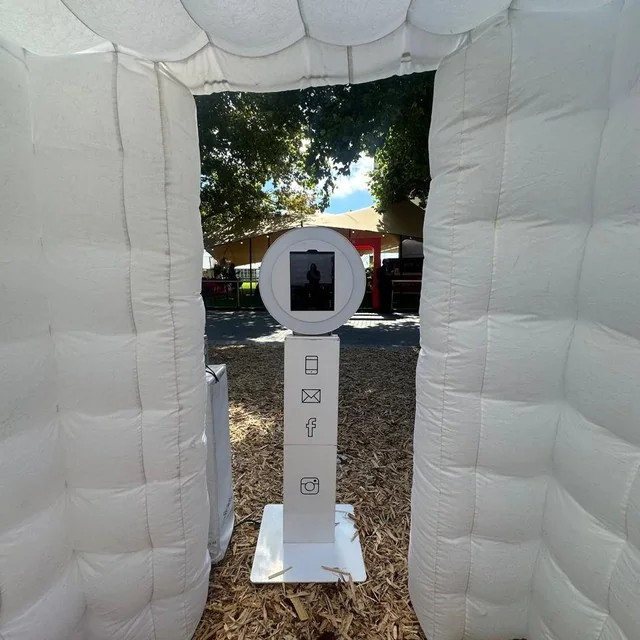 InflataBooth at an event