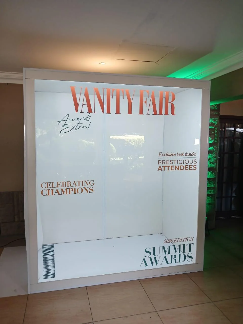Magazine Booth at an event