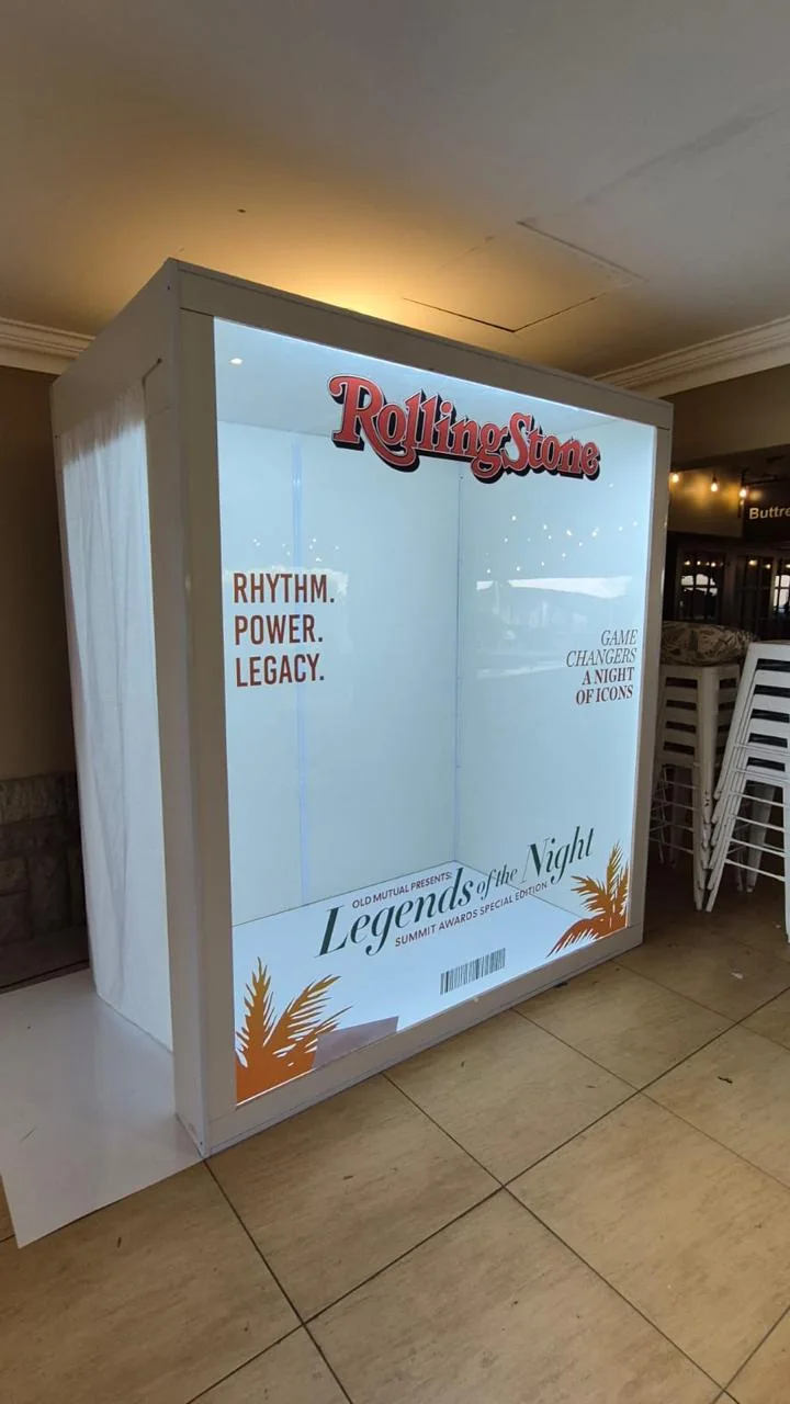 Magazine Booth at an event