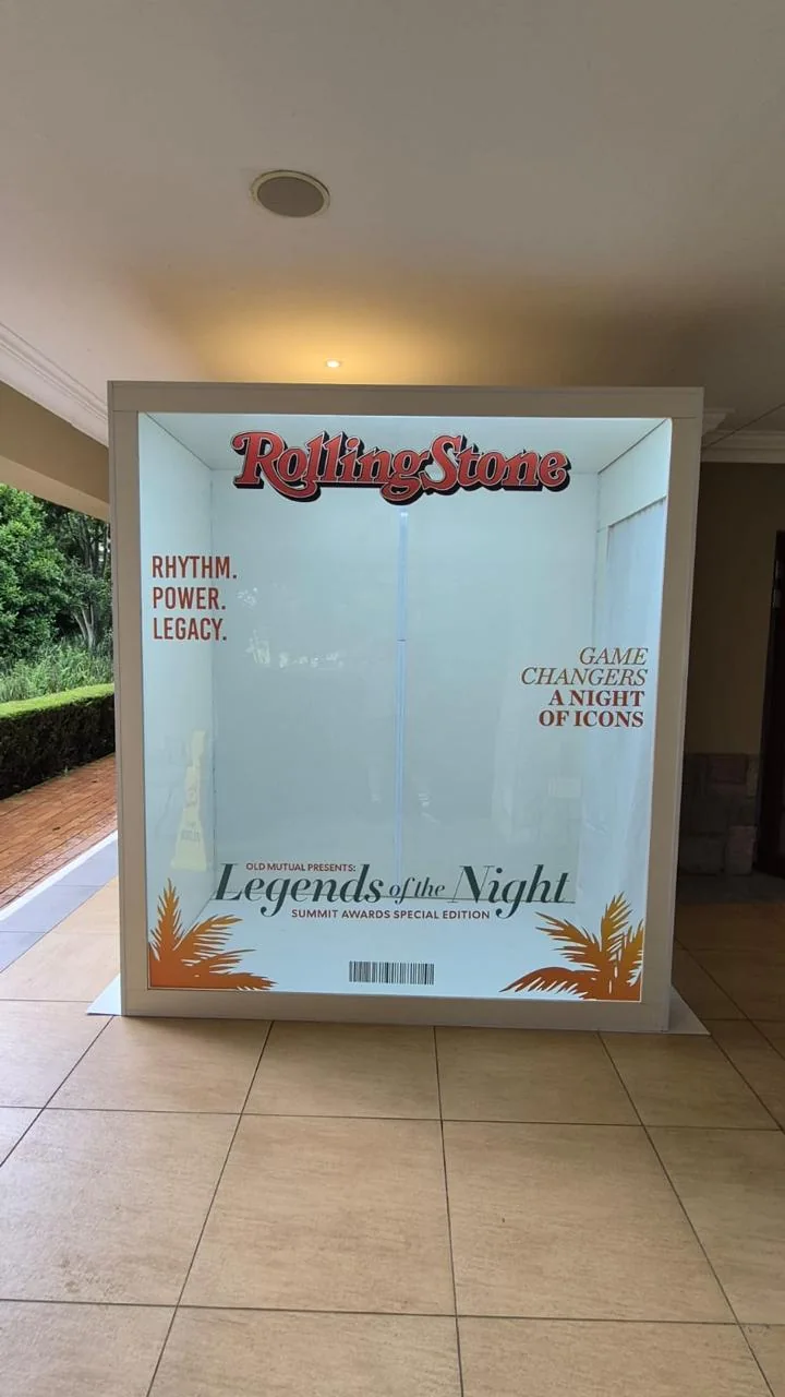 Magazine Booth photo booth hire Durban