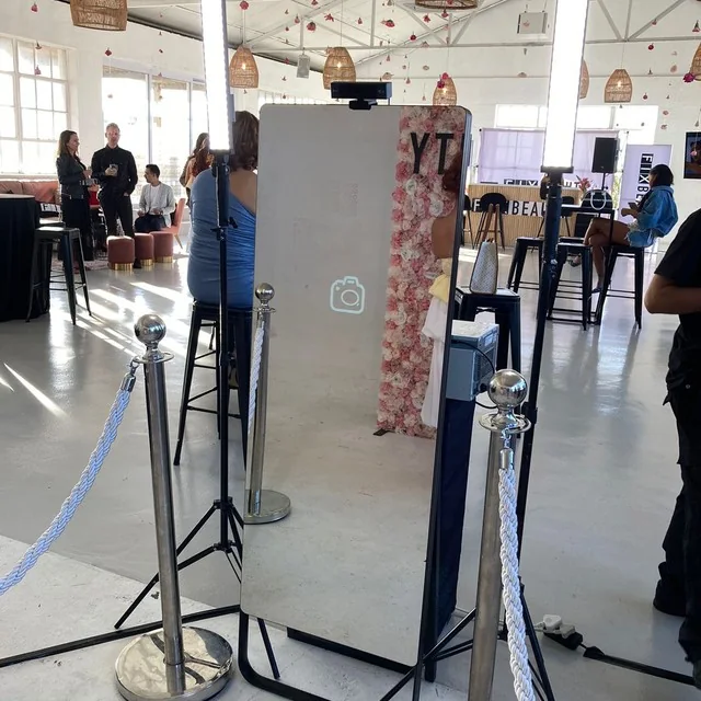 Mirror Booth at an event