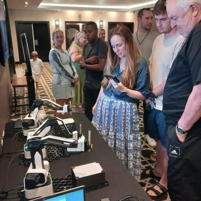 Ai SelfieSketch at an event