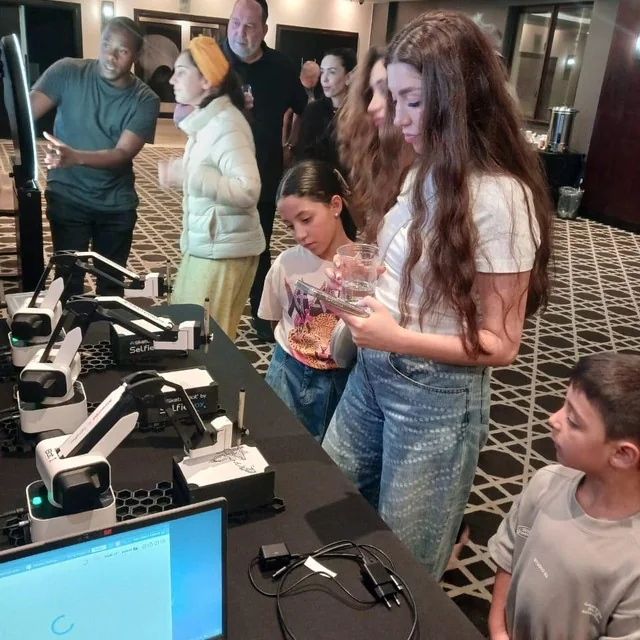 SelfieSketch SketchBot setup for events