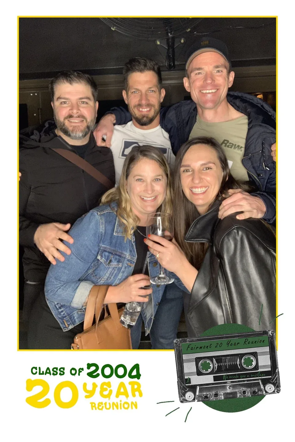 School reunion photo booth memories with SelfieBox