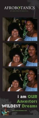 AFROBOTANICS custom branded SelfieBox photo booth strip