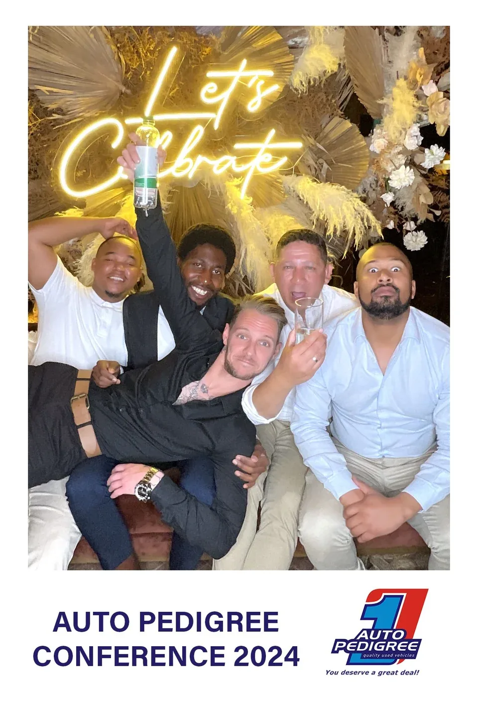 Auto Pedigree Conference with our Tuxedo photo booth