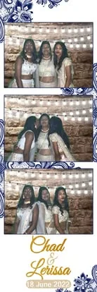 Chad and Lerissa wedding custom SelfieBox photo booth strip