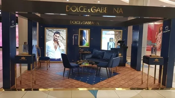Vinyl branded SelfieBox Nano booth for Dolce and Gabbana at Sandton City