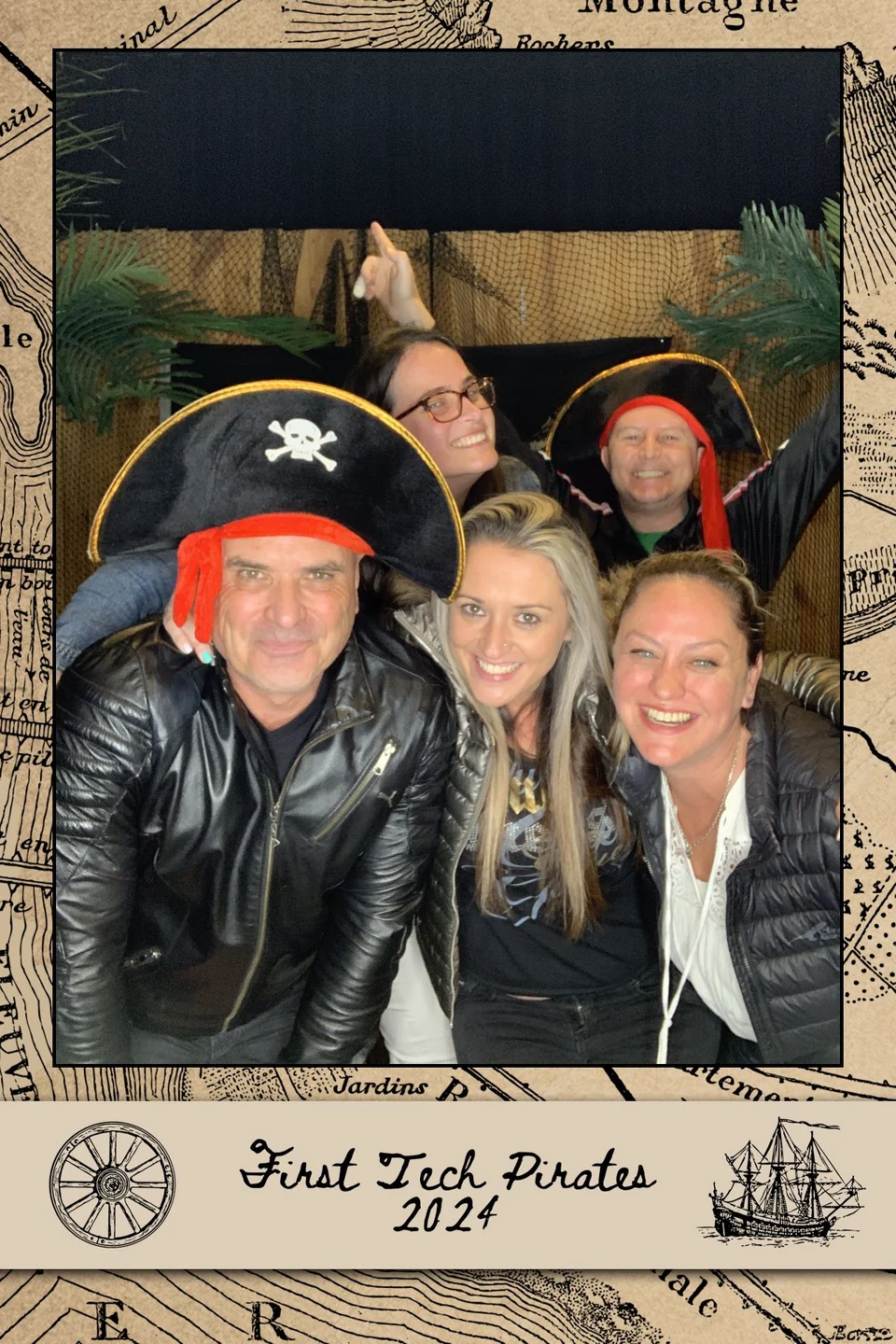 First Tech Pirate theme party in Cape Town with our Retro photo booth
