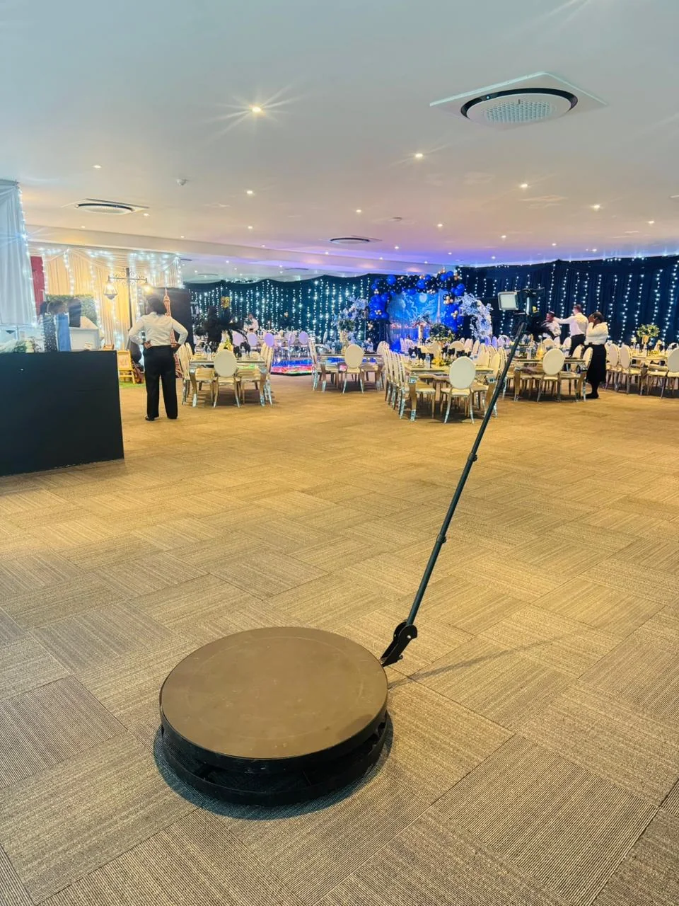HaloBox and 360 Spin setup for Kuswag Skool matric farewell at 12 Oceans Hotel in Amanzimtoti KwaZulu-Natal