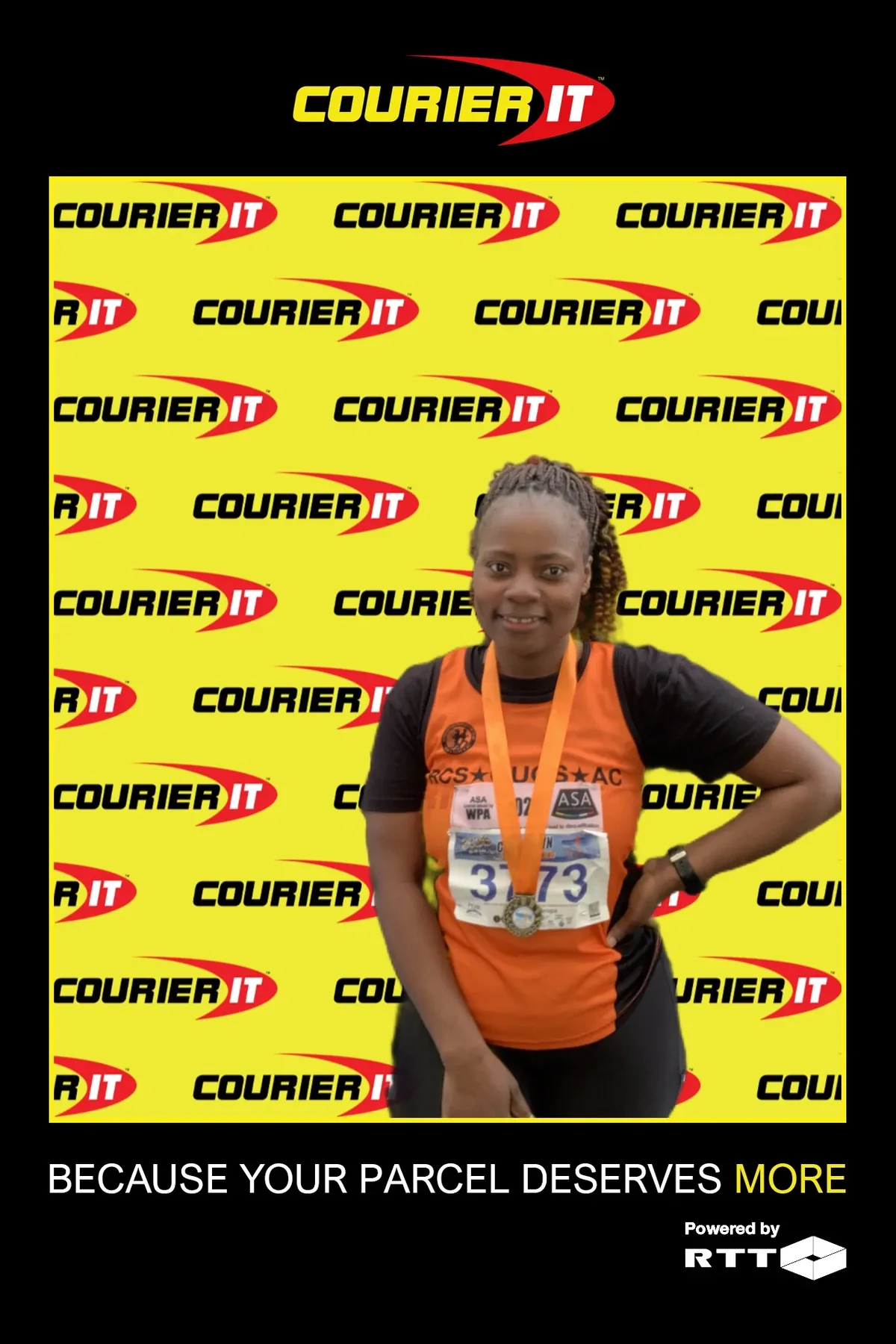 HaloBox photo booth for Ampd at Cape Town Festival of Running in Sea Point Cape Town Western Cape