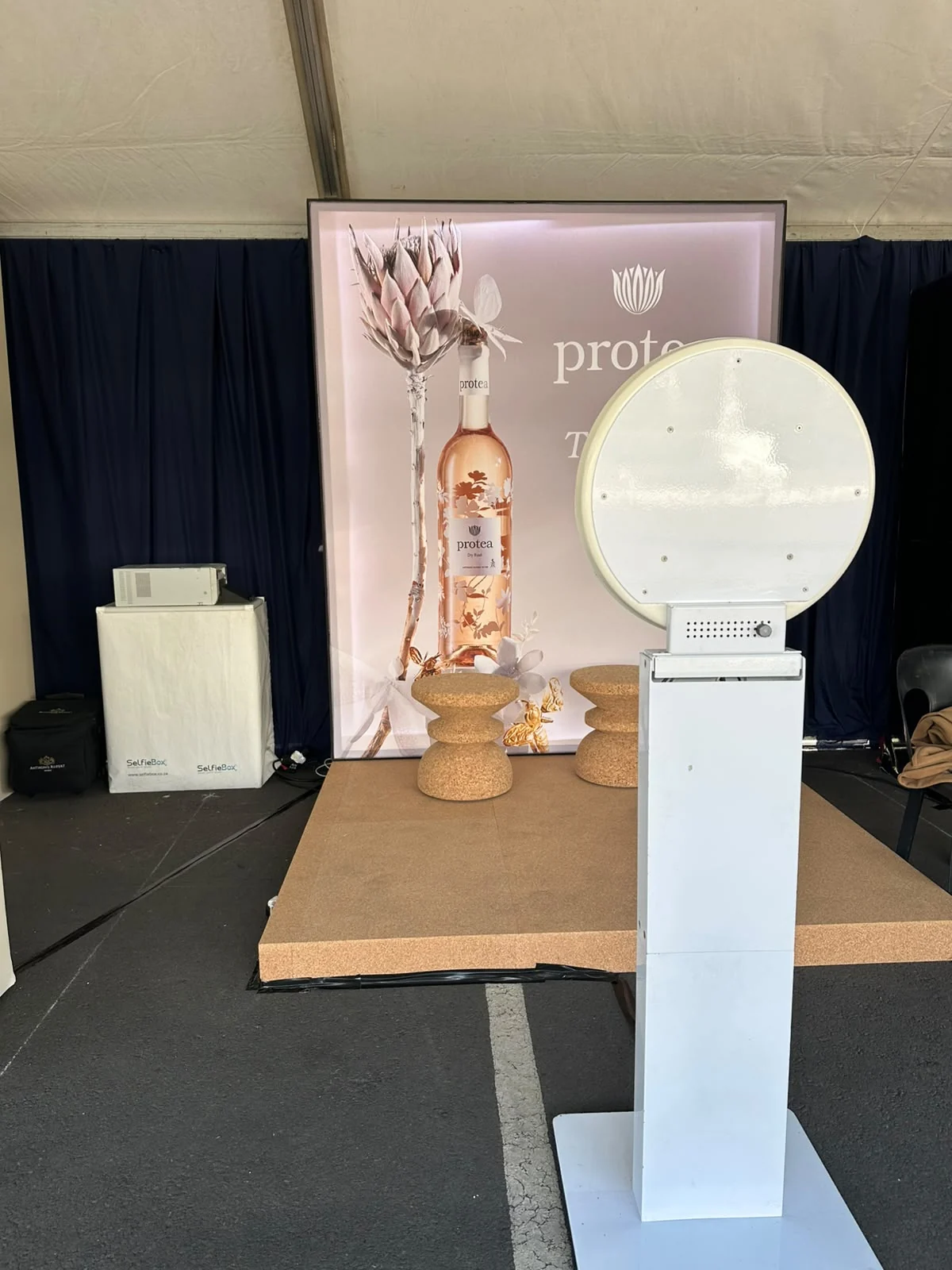 HaloBox for Anthonij Rupert Wyne at the Bastille Festival in Franschhoek Western Cape