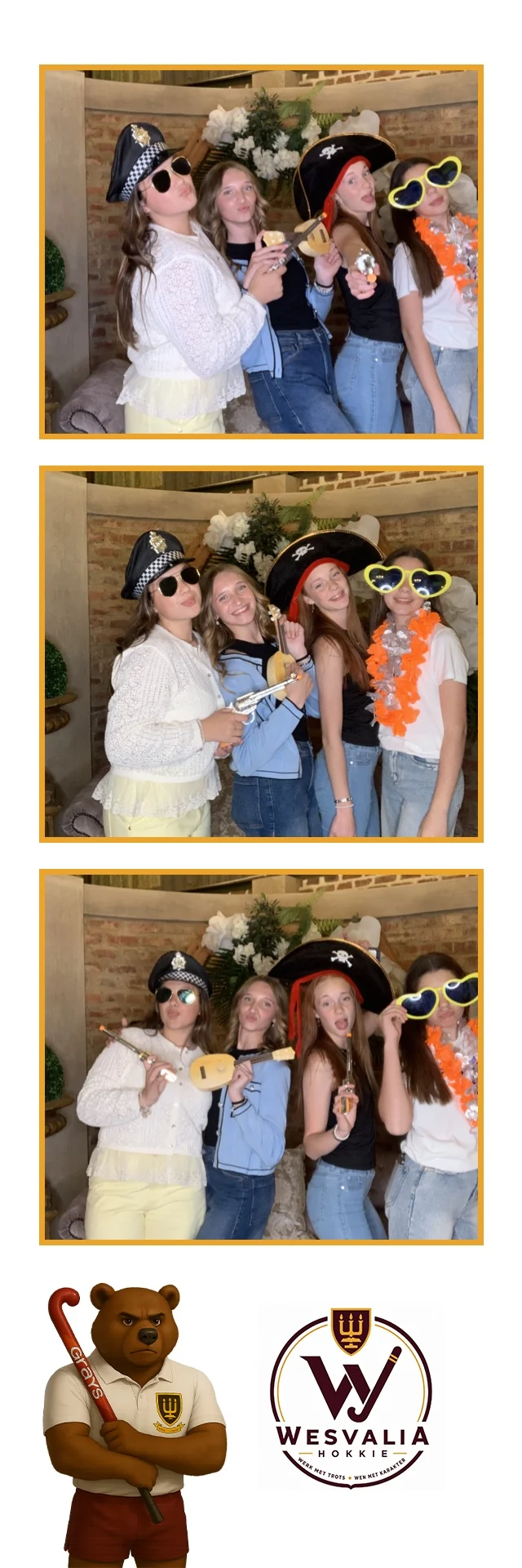 HaloBox photo booth for Highschool Wesvalia hockey dine in Klerksdorp North West