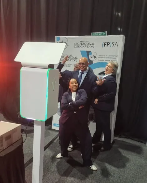 Nano photo booth at the ICFP conference in Pretoria