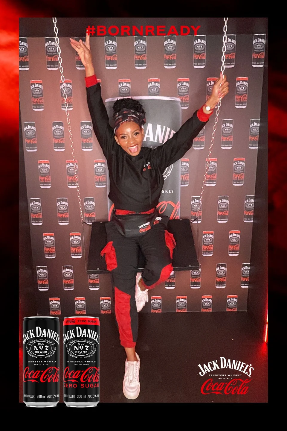 Jack Daniels #bornready with our Halobox photo booth