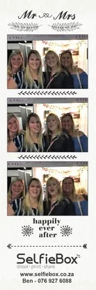 KZN Wedding Expo SelfieBox photo booth strip in Durban