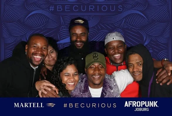 Martell AFROPUNK Joburg branded photo booth by SelfieBox at Constitution Hill