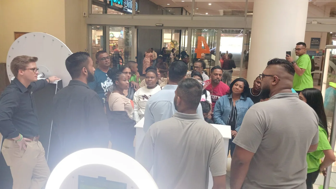 Customised Mosaic Wall for Amuco at Gateway Theatre of Shopping in Durban KwaZulu-Natal