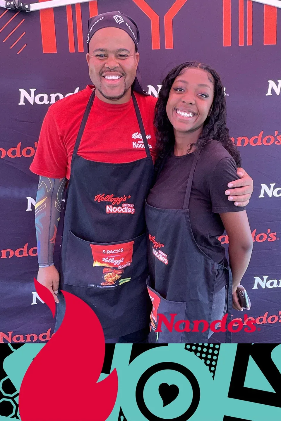 Nandos has a celebration day in Gauteng with our Photobooth