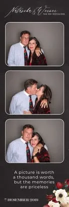 Natascha and Werner wedding SelfieBox custom photo strip
