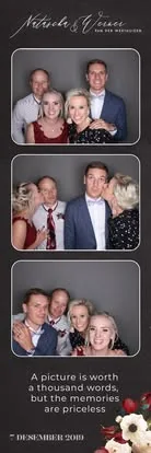 Natascha and Werner wedding SelfieBox custom photo strip