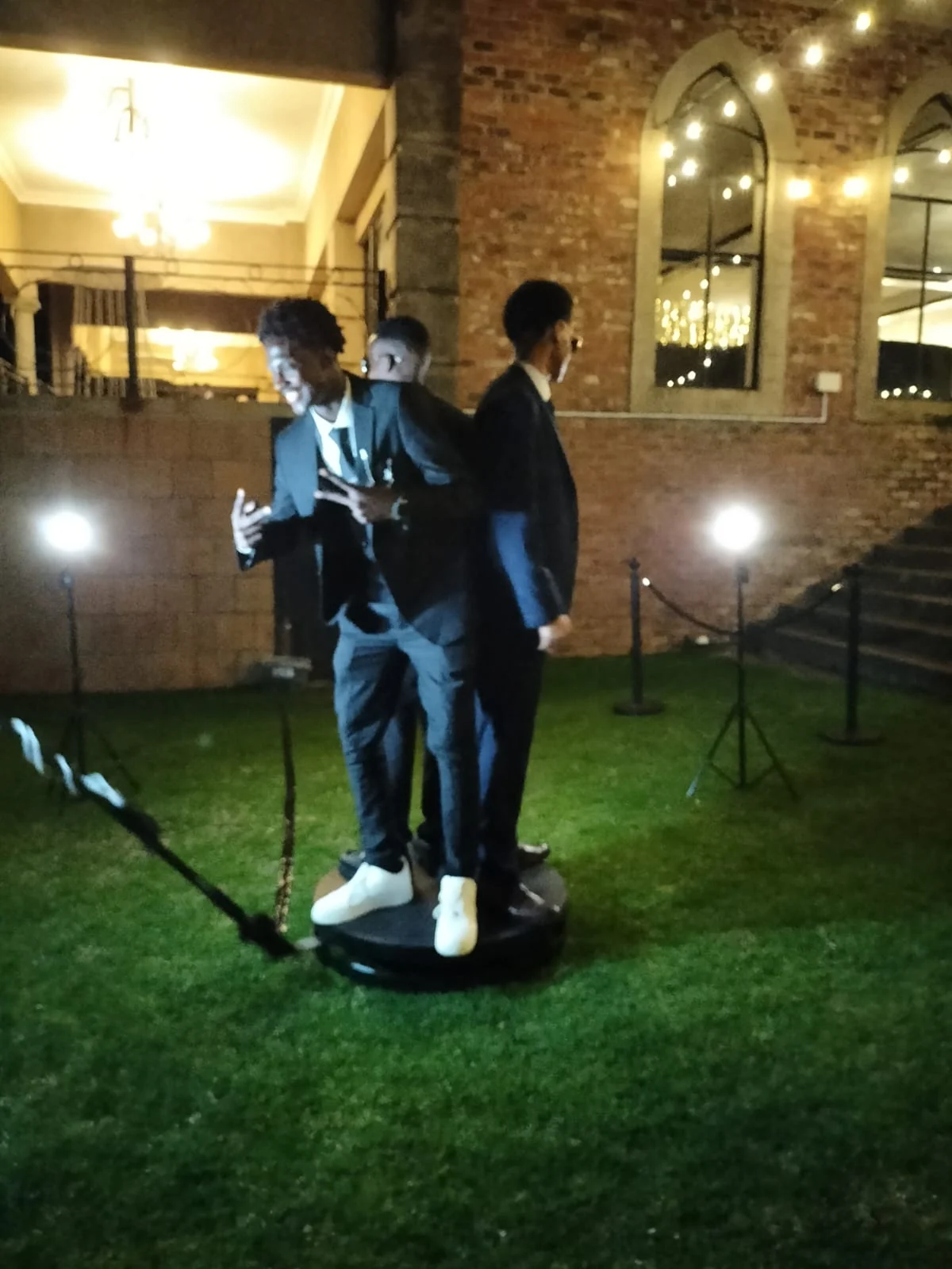 Orbit 360 Spin video booth at the Potch Boys High matric dance in Potchefstroom