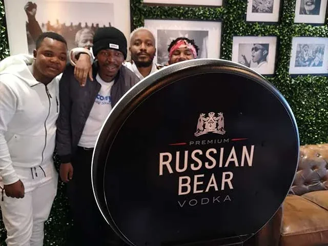 HaloBox photo booth Johannesburg for Russian Bear!
