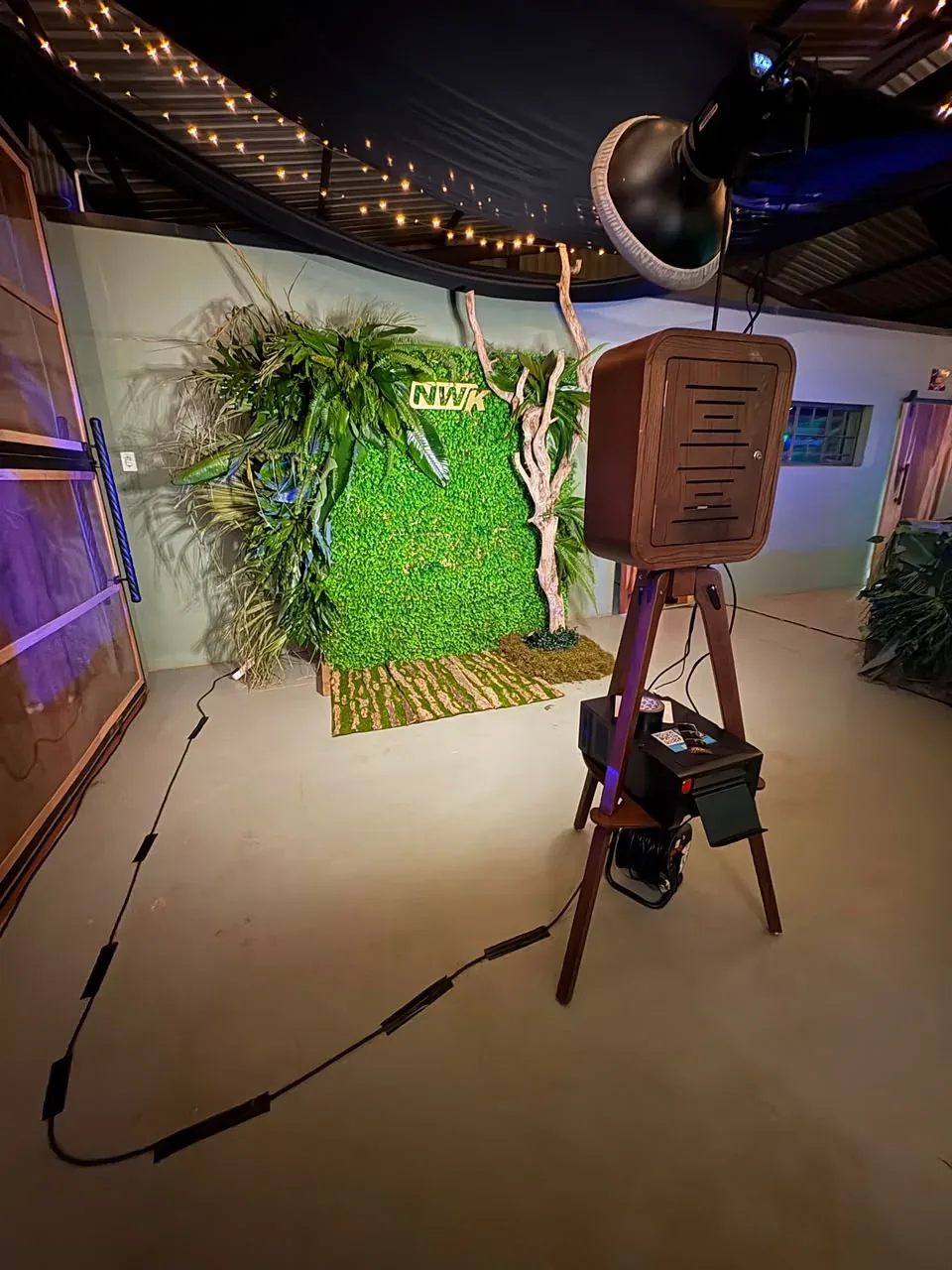 Retro Booth for NWK in Lichtenburg North West with DSLR photo strip setup