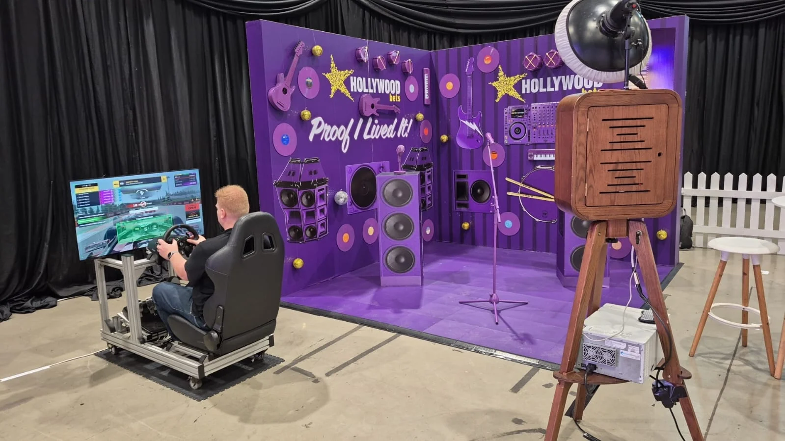 RetroBox for the HollywoodBets Shimza event at Durban ICC in KwaZulu-Natal
