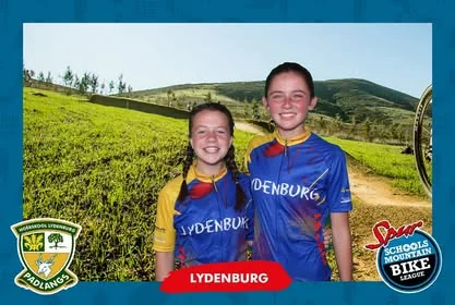Spur Schools MTB League branded SelfieBox photo booth image