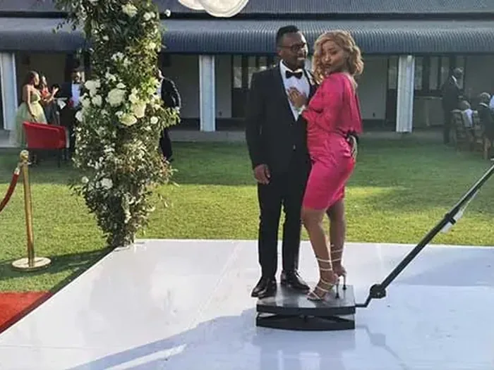 360° Spin video booth for East London Wedding!