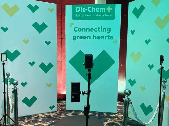 360 Spin setup for Verb Media and Dis-Chem at Century City Convention Centre in Cape Town Western Cape
