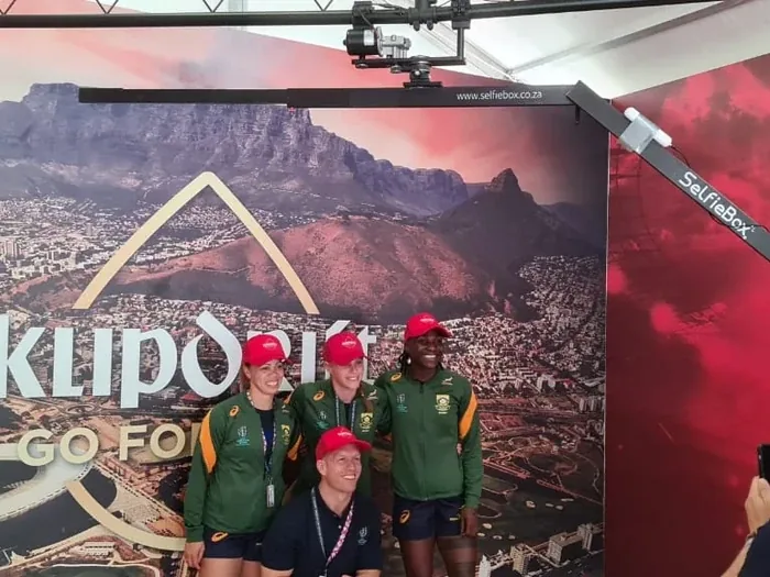 Aerial 360 Spin setup for Klipdrift at Rugby Sevens World Cup in Cape Town