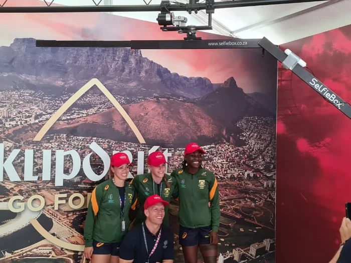 Aerial 360 Spin setup for Klipdrift at Rugby Sevens World Cup in Cape Town