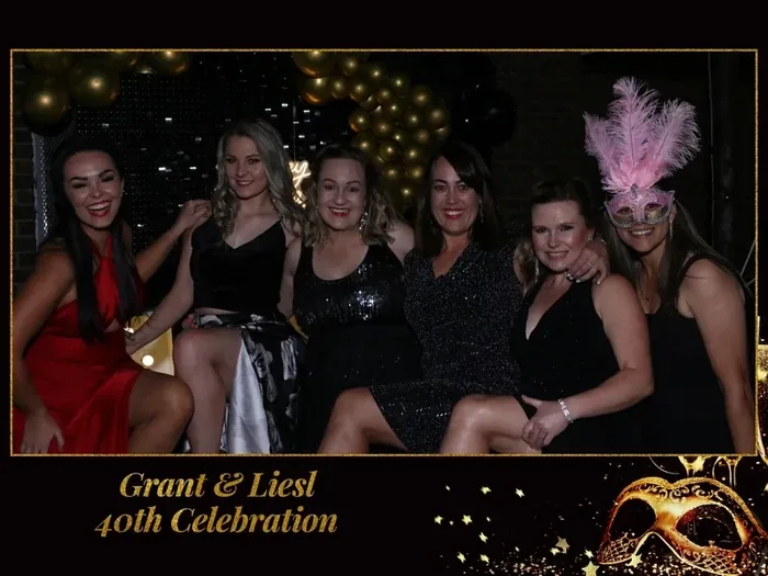 Grant & Liezl 40th Birthday Celebration with our Retro photo booth