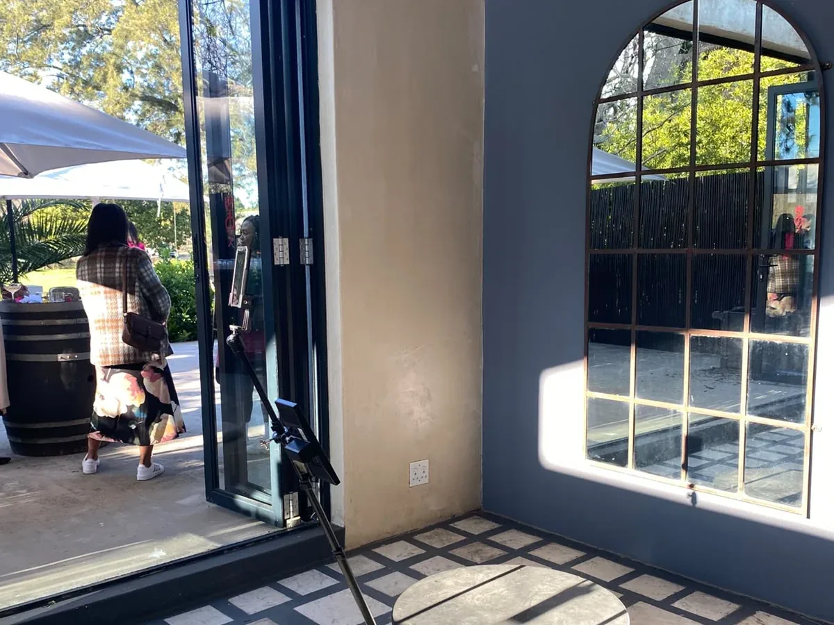 HaloBox photo booth for Hillebrand Gori's Women's Day at Rozendal Winery