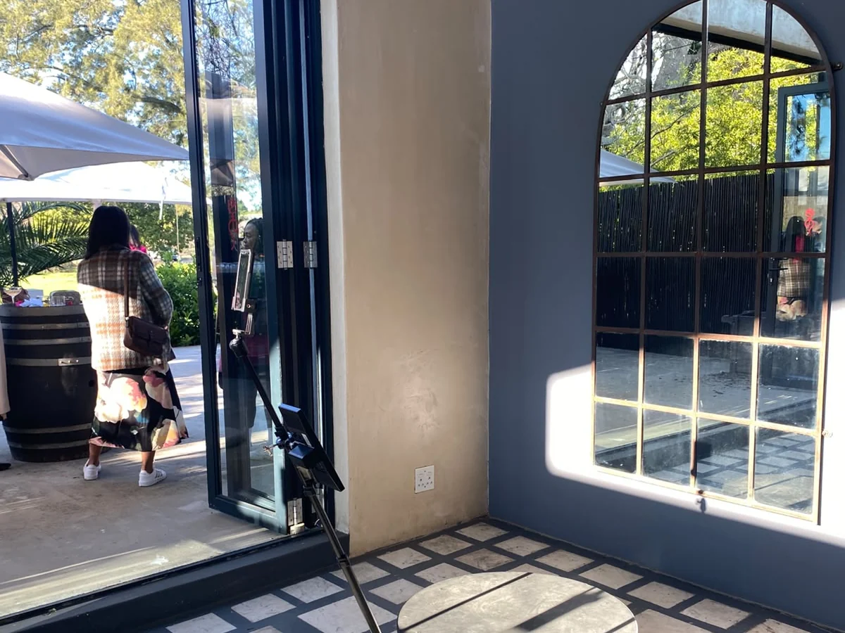 HaloBox photo booth for Hillebrand Gori's Women's Day at Rozendal Winery