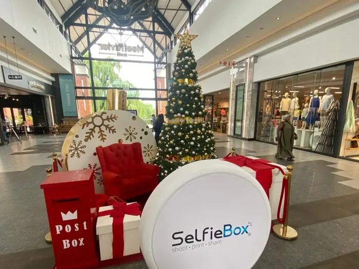 Branded HaloBox photobooth at Mooirivier Mall Christmas in Potchefstroom North West