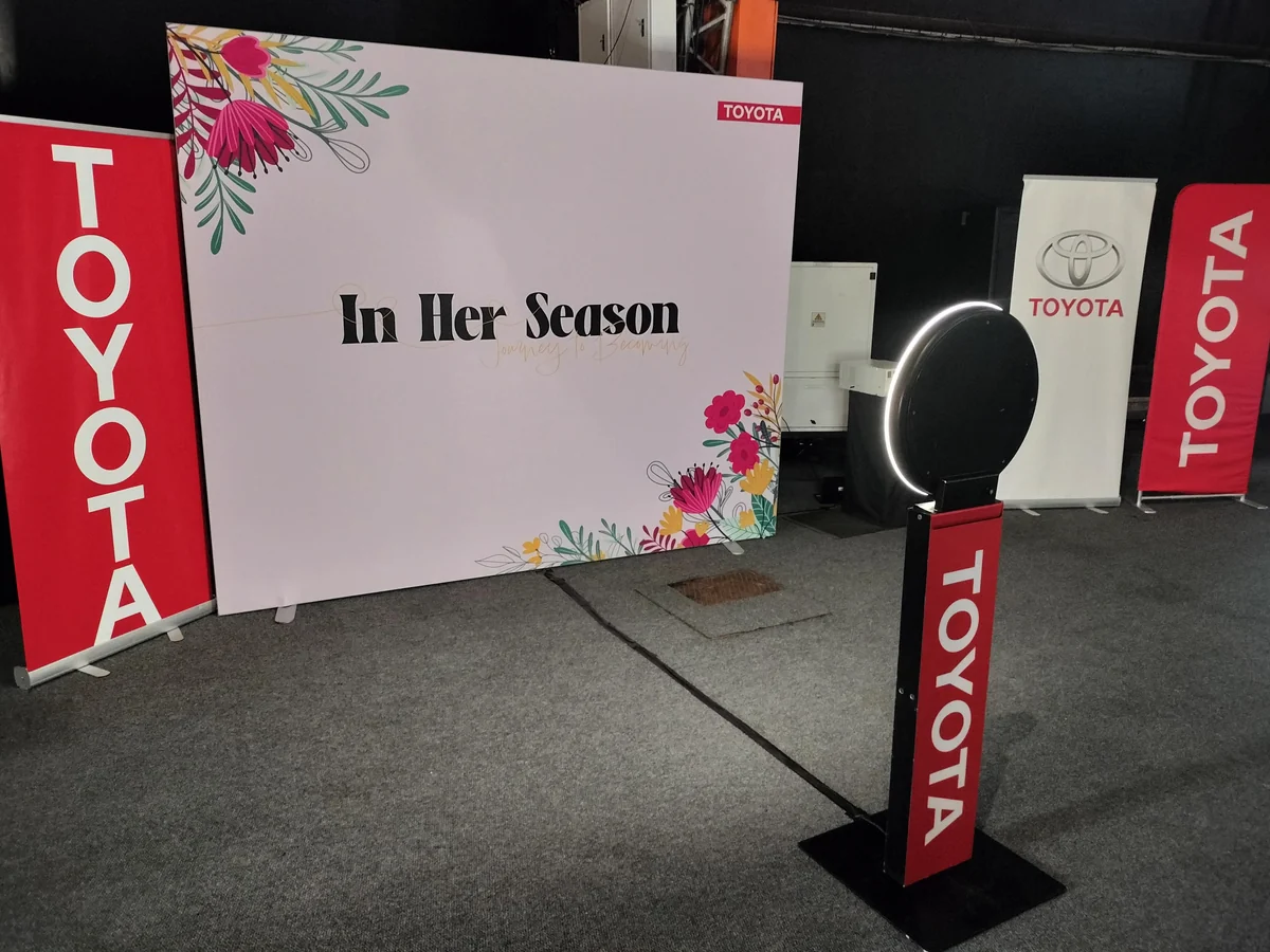 Branded HaloBox for Toyota Women's Day at Sun Coast Casino in Durban